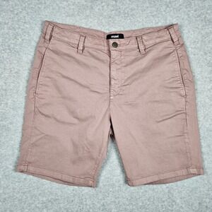 Mavi (Men's 36) Pink Twill Chino Shorts Dusty Rose Mauve Casual Preppy 9' Inseam